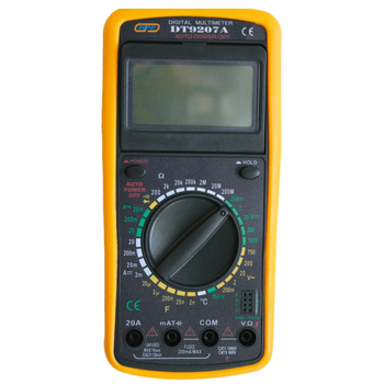 Мультиметр DT 9207 Энергия - Электрика, НВА - Измерительный инструмент - Мультимеры - . Магазин оборудования для автономного и резервного электропитания Ekosolar.ru в Черкесске