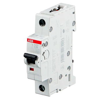 Автоматический выключатель ABB S201 1P 16А (С) 6kA - Электрика, НВА - Модульное оборудование - Автоматические выключатели - . Магазин оборудования для автономного и резервного электропитания Ekosolar.ru в Черкесске
