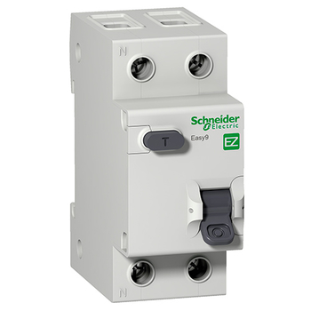 Дифференциальный автоматический выключатель Schneider Electric EASY 9 1P+N 32А 30мА C AC 4,5 кА - Электрика, НВА - Модульное оборудование - Дифференциальные автоматы - . Магазин оборудования для автономного и резервного электропитания Ekosolar.ru в Черкесске