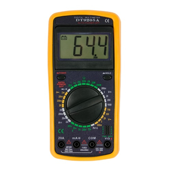 Мультиметр DT 9205A Энергия - Электрика, НВА - Измерительный инструмент - Мультимеры - . Магазин оборудования для автономного и резервного электропитания Ekosolar.ru в Черкесске