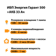 ИБП для котла Энергия Гарант 500 + Аккумулятор 33 Ач 12 В (300Вт - 60мин) - ИБП и АКБ - ИБП для котлов - . Магазин оборудования для автономного и резервного электропитания Ekosolar.ru в Черкесске