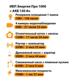 ИБП для котла Энергия Про 1000 + Аккумулятор 150 Ач 12 В (700Вт - 117мин) - ИБП и АКБ - ИБП для котлов - . Магазин оборудования для автономного и резервного электропитания Ekosolar.ru в Черкесске